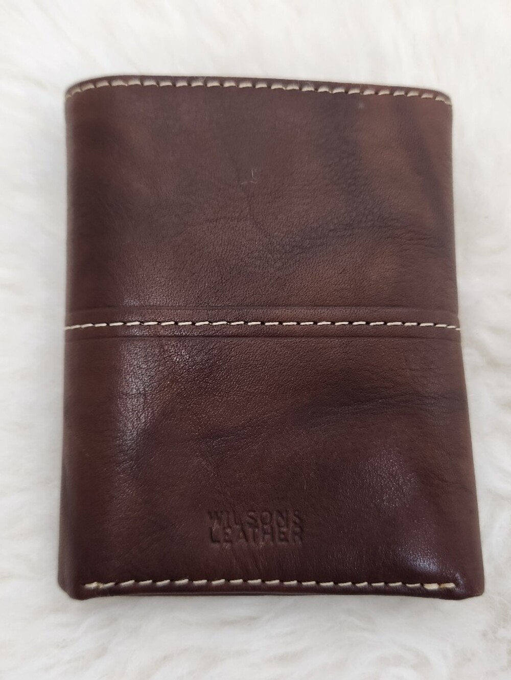 Wilson's Leather Mens Trifold Pocket Wallet - Picture 3 of 6